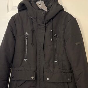 Women's Lucky Brand Black Hooded Jacket